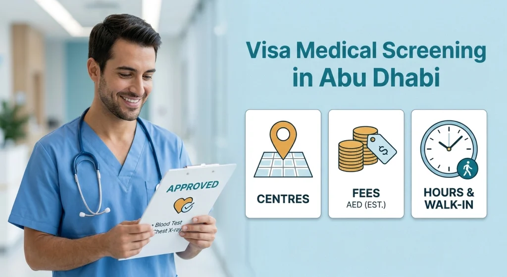visa medical screening in Abu Dhabi