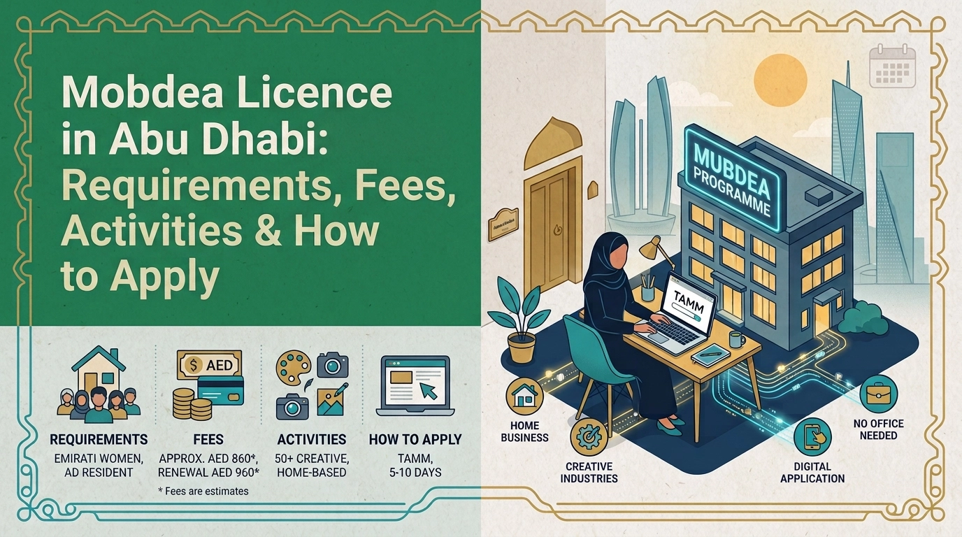 Mobdea Licence in Abu Dhabi