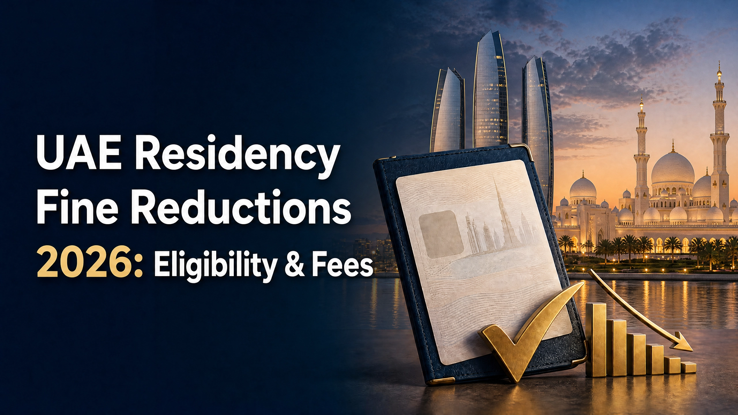 UAE residence fine reduction 2026: Requirements & Fees