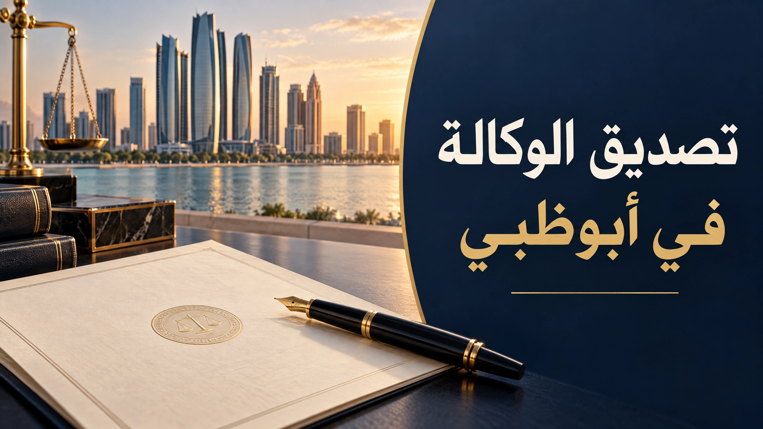 تصديق الوكالة في أبوظبي