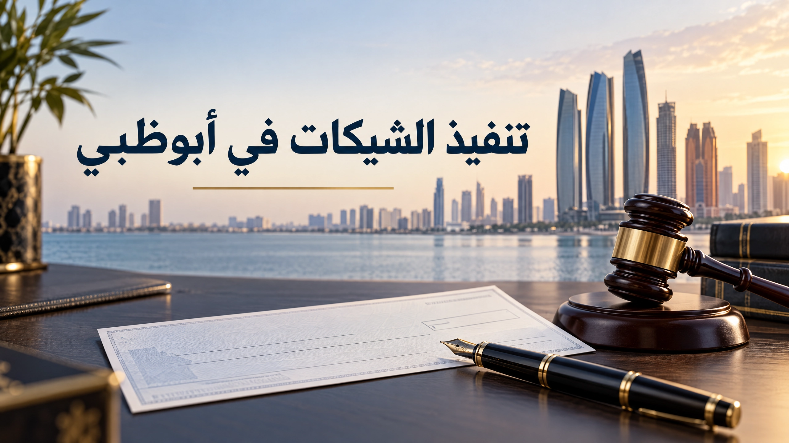 تنفيذ الشيكات في أبوظبي