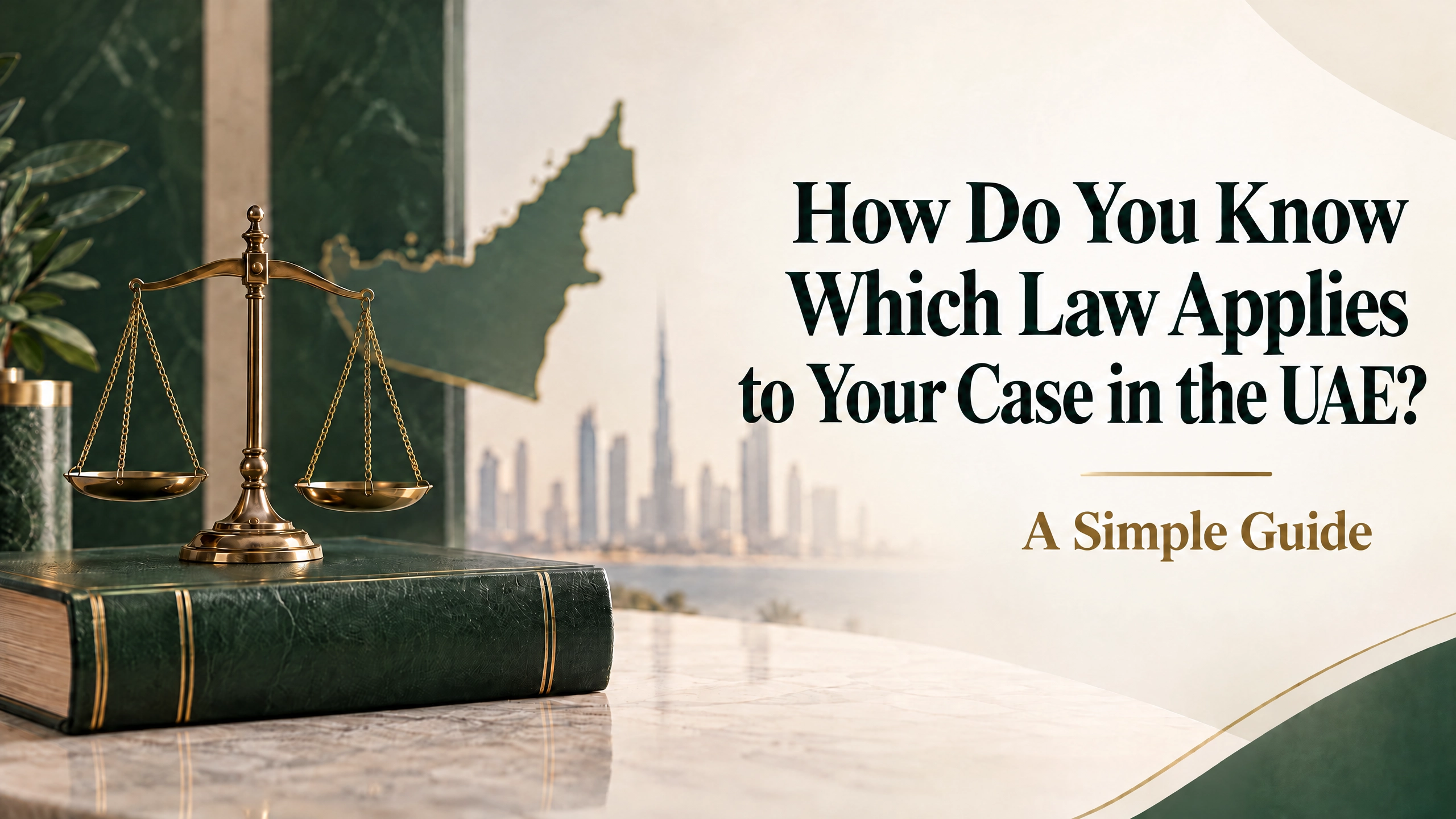 UAE Law: How to Identify the Law That Applies to Your Case
