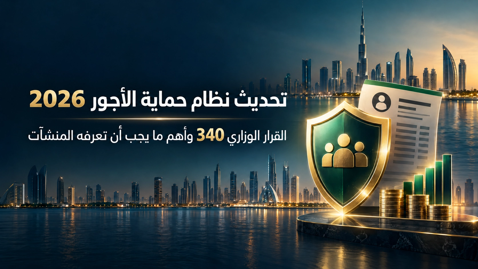 تحديث نظام حماية الأجور 2026: القرار الوزاري 340 وأهم ما يجب أن تعرفه المنشآت